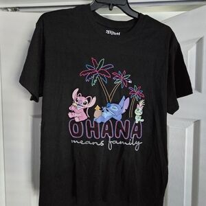 Disney Stitch Black T-Shirt